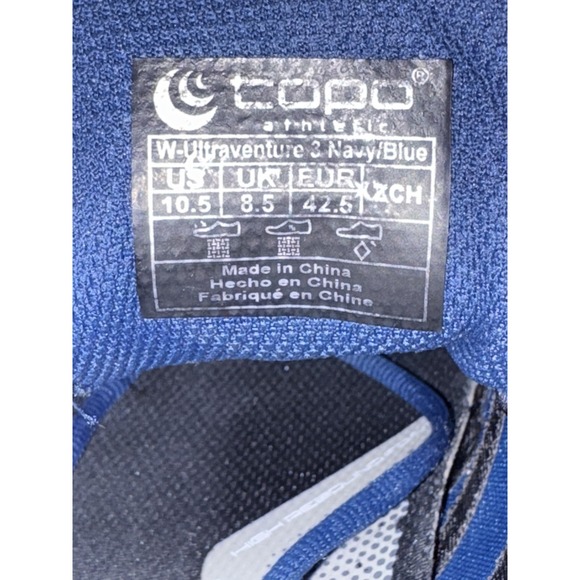 Topo Ultraventure 3 Running Hiking Trail Shoes Sneakers Navy Blue Womens 10.5 - Picture 6 of 7